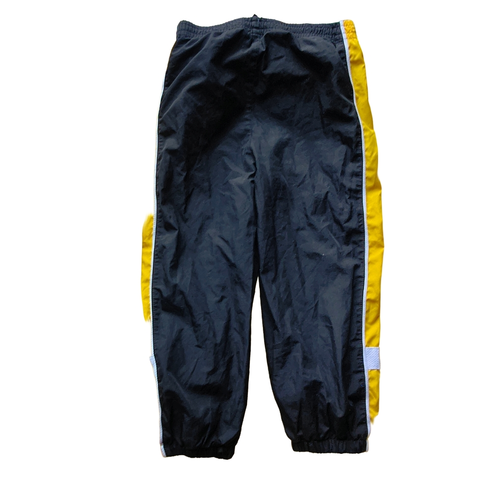 Kids Contrast Joggers in Black and Yellow Vintage